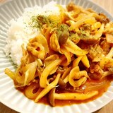 ルー&トマト缶なし♪きのこのハヤシライス